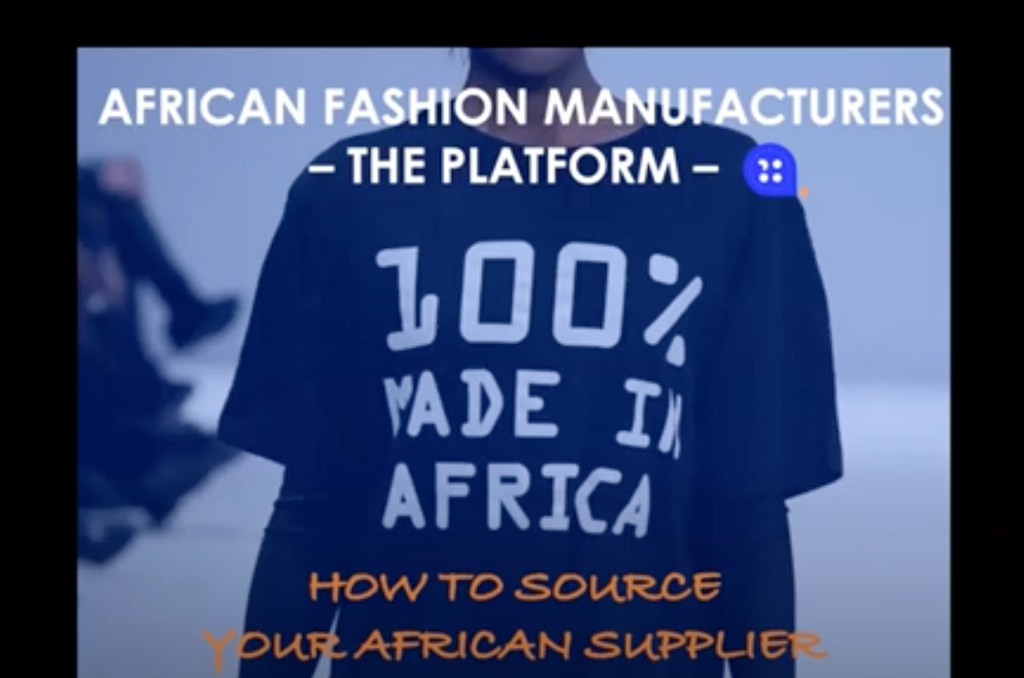 Sustainable fashion sourcing and product in Africa webinar